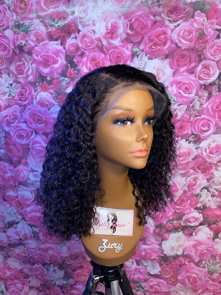 Deep Wave Human Hair Lace Front Wig - Main Line