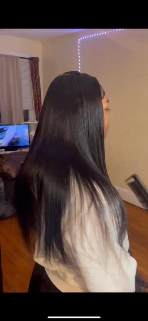 Straight Human Hair Lace Frontal Unit
