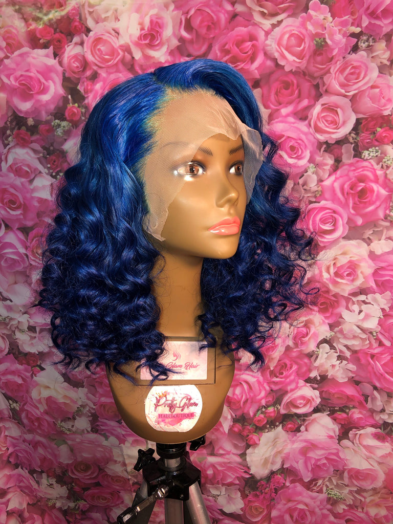 16” Brazilian Deep Wave Lace Front Wig