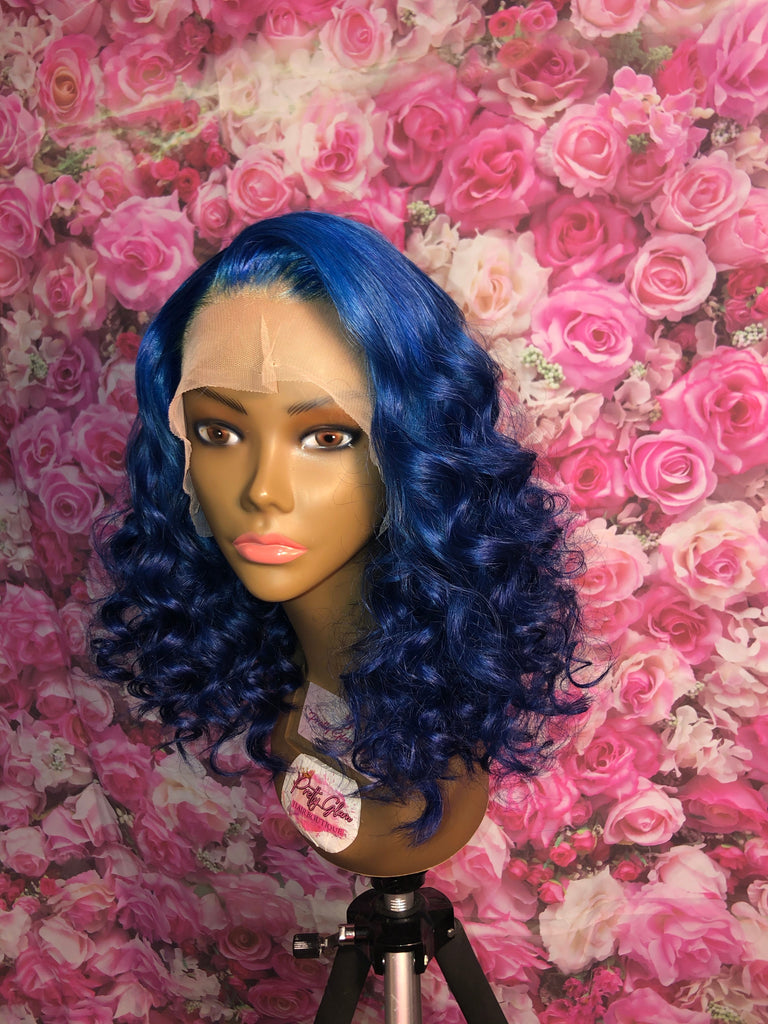 16” Brazilian Deep Wave Lace Front Wig