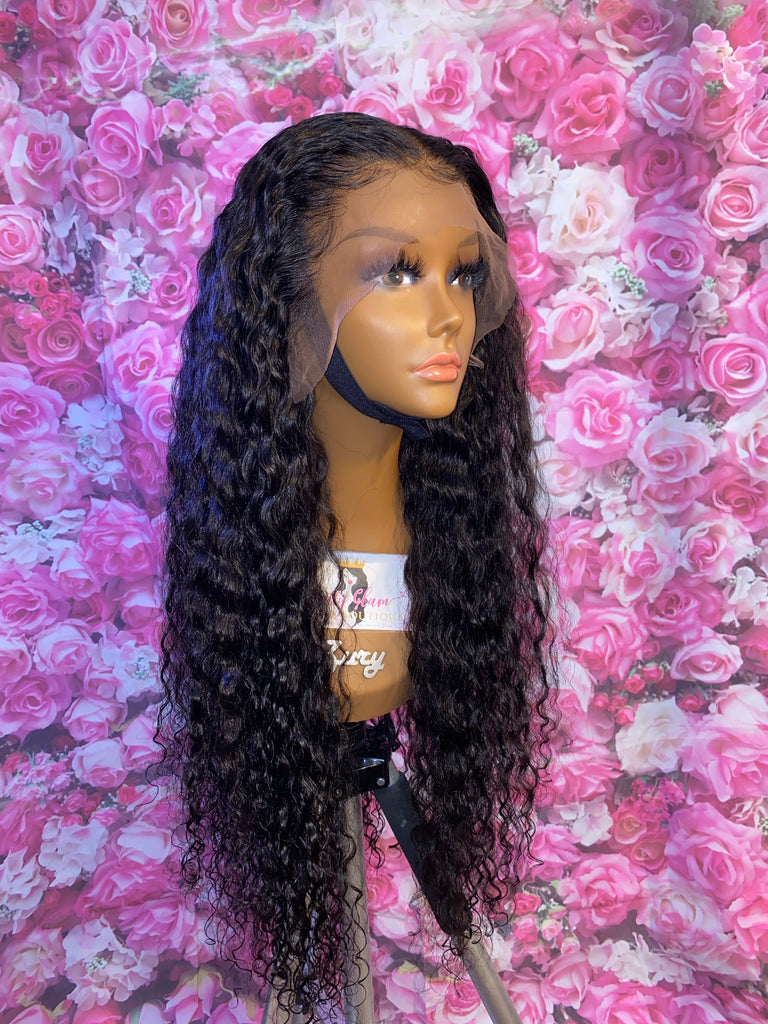 Glueless 24” Pineapple Wave Human Hair Lace Front Unit - Main Line