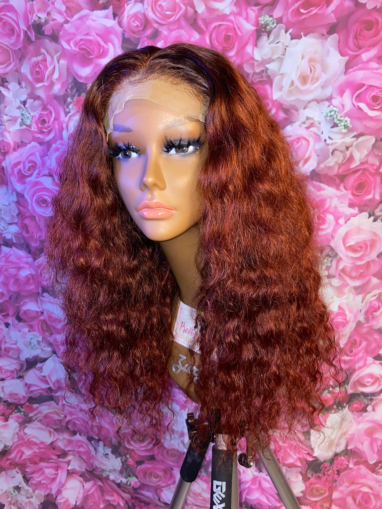 18” Water Wave Human Hair Lace Closure Unit - Main Line