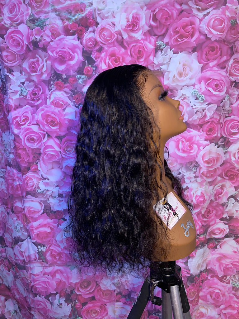 Wavy Human Hair Lace Front Wig - Luxury Line