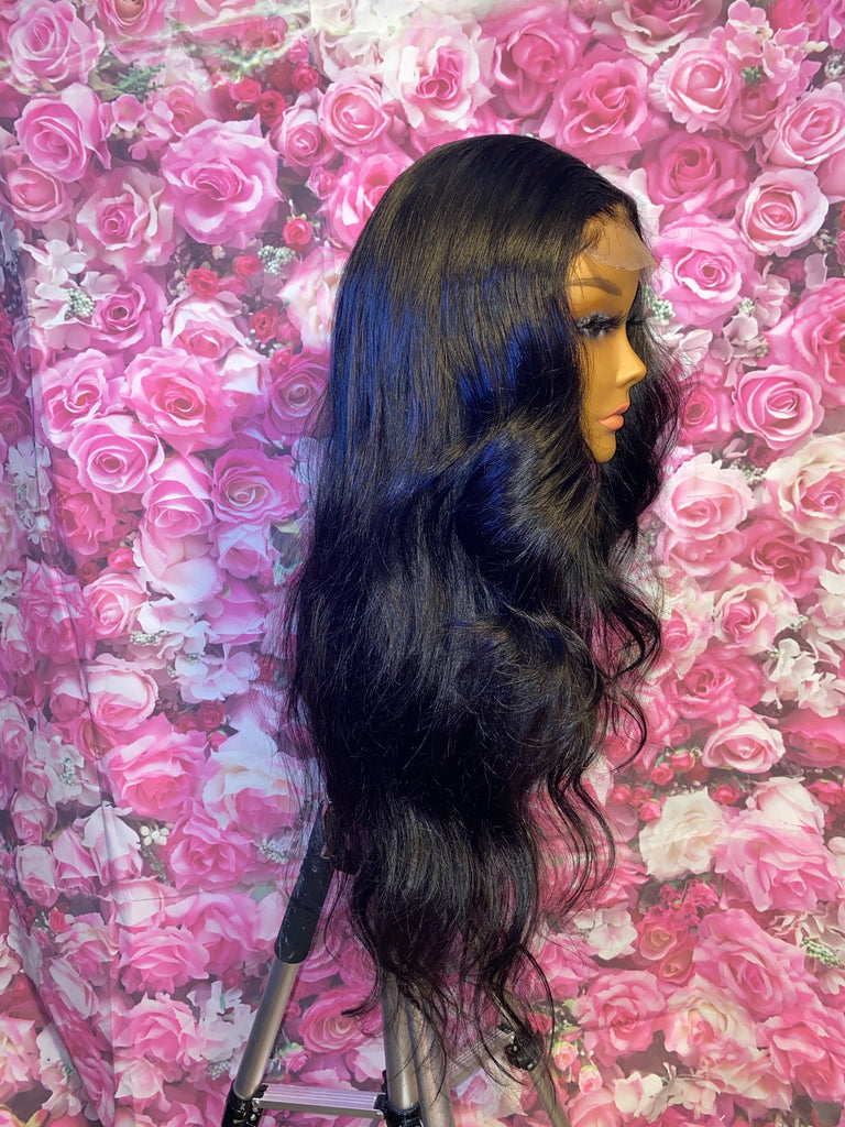 22” Body Wave Human Hair Lace Closure Unit