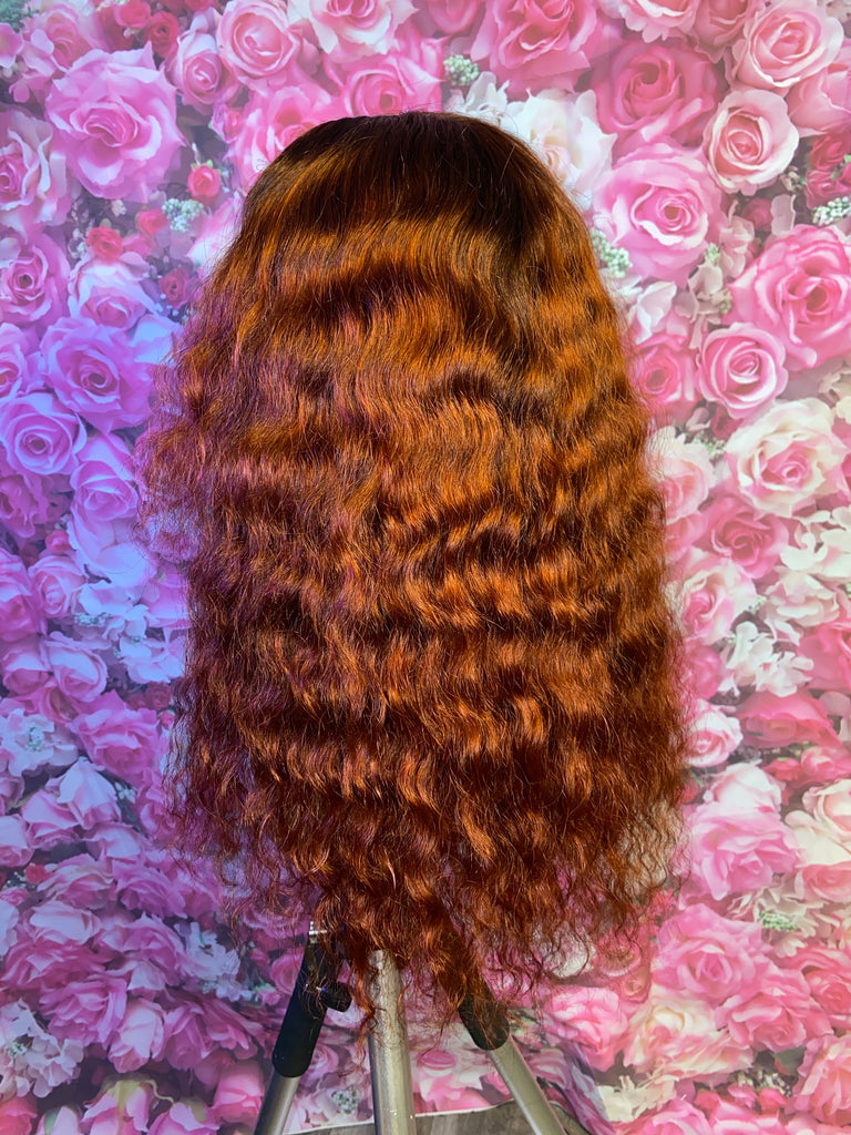 18” Water Wave Human Hair Lace Closure Unit - Main Line