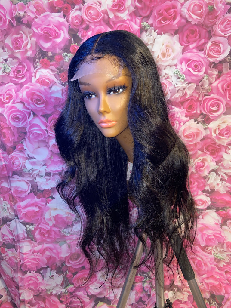 Body Wave Human Hair Lace Closure Wig - Main Line