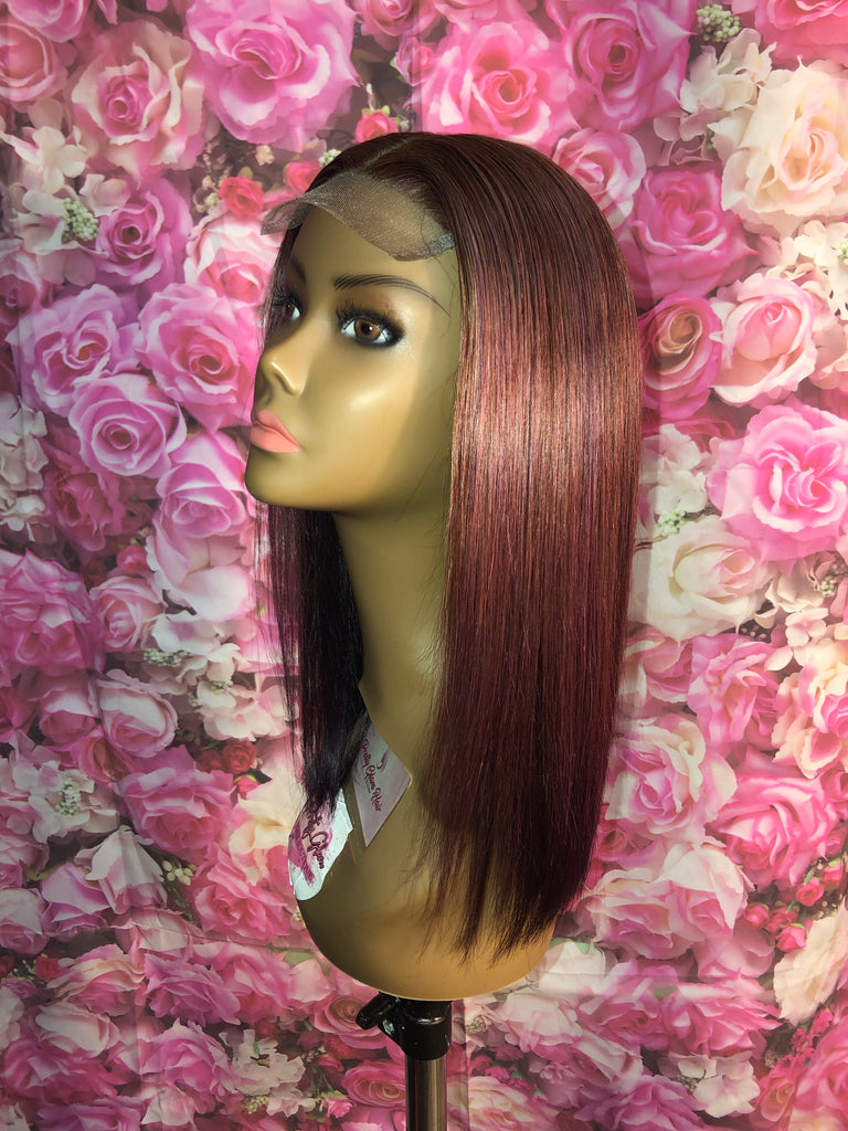 14” Brazilian Straight Human Hair Lace Closure Unit