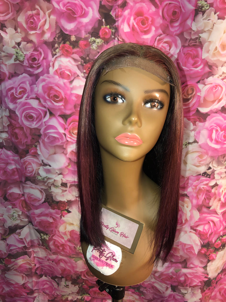 14” Brazilian Straight Human Hair Lace Closure Unit