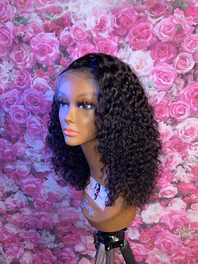 Deep Wave Human Hair Lace Front Wig - Main Line