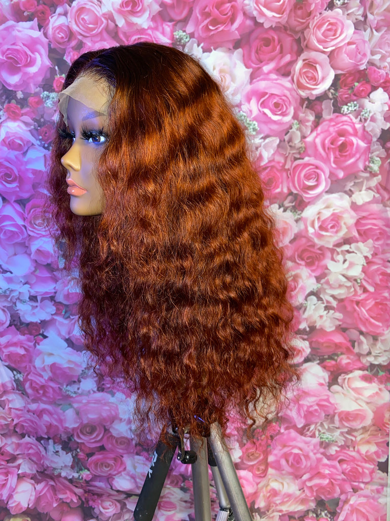 18” Water Wave Human Hair Lace Closure Unit - Main Line