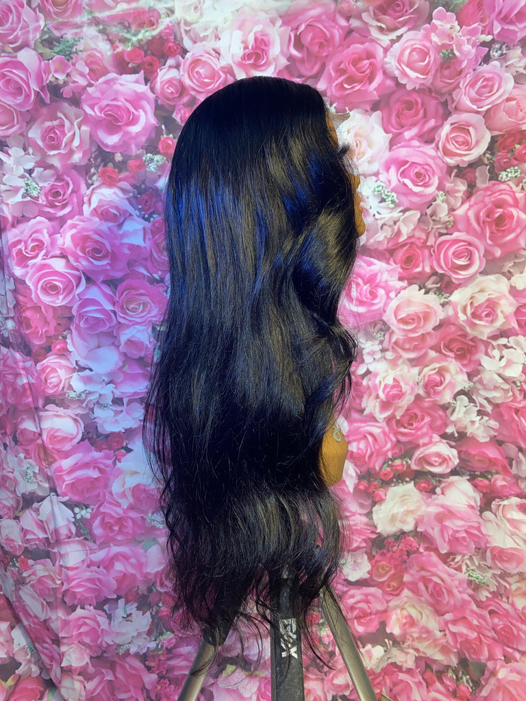 22” Body Wave Human Hair Lace Closure Unit