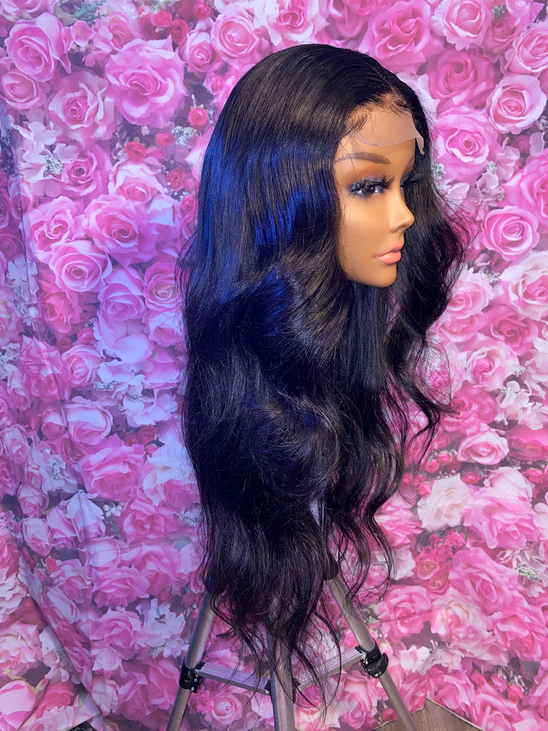 Body Wave Human Hair Lace Closure Wig - Main Line