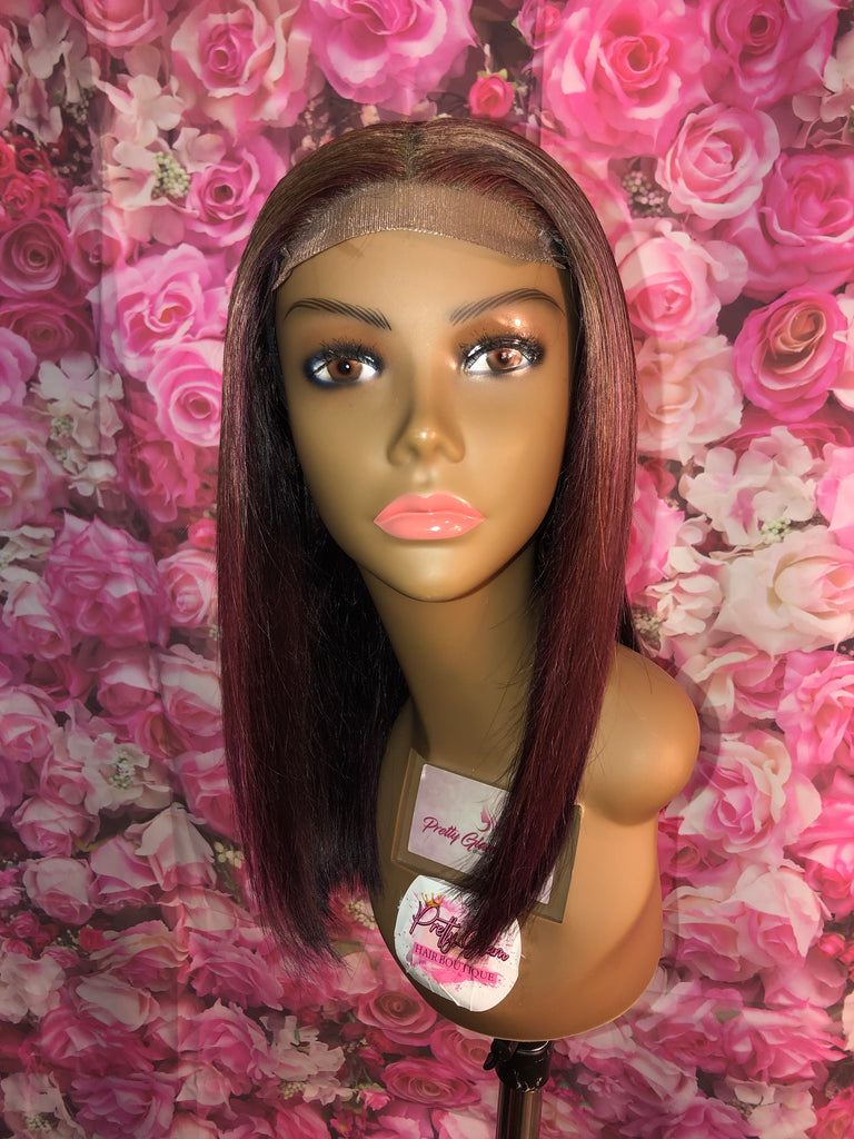 14” Brazilian Straight Human Hair Lace Closure Unit