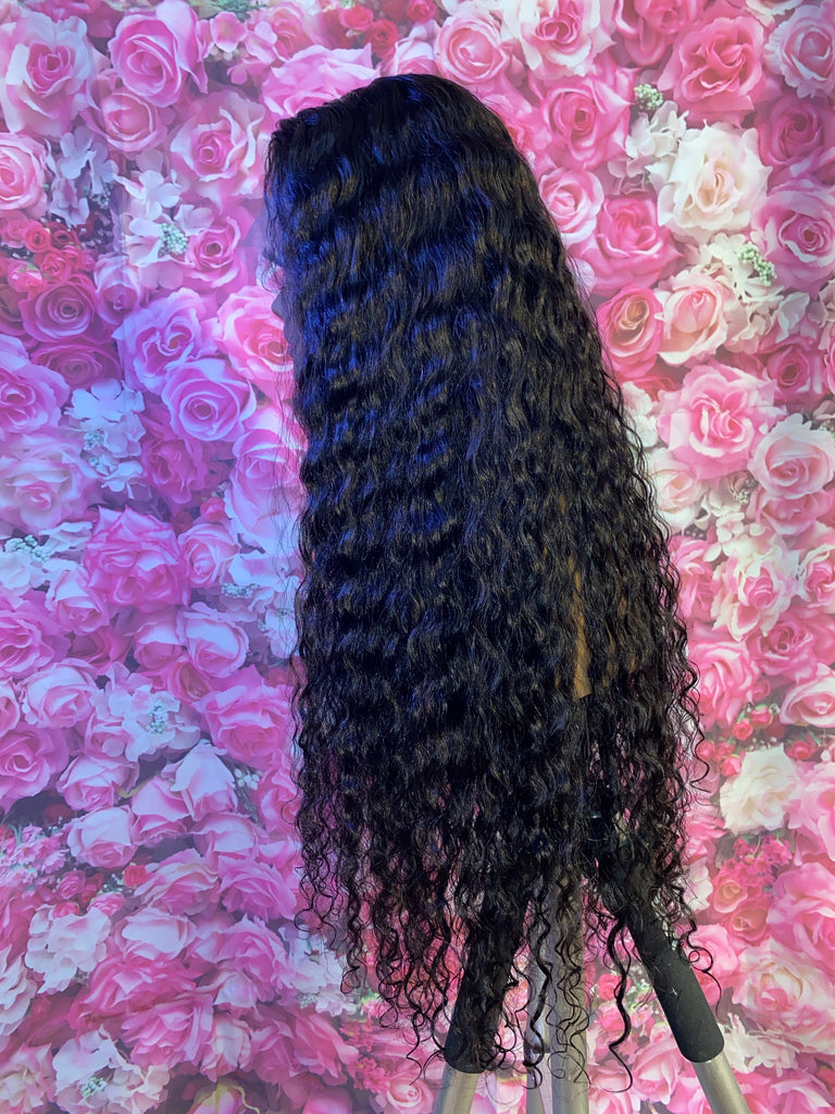 Glueless 24” Pineapple Wave Human Hair Lace Front Unit - Main Line