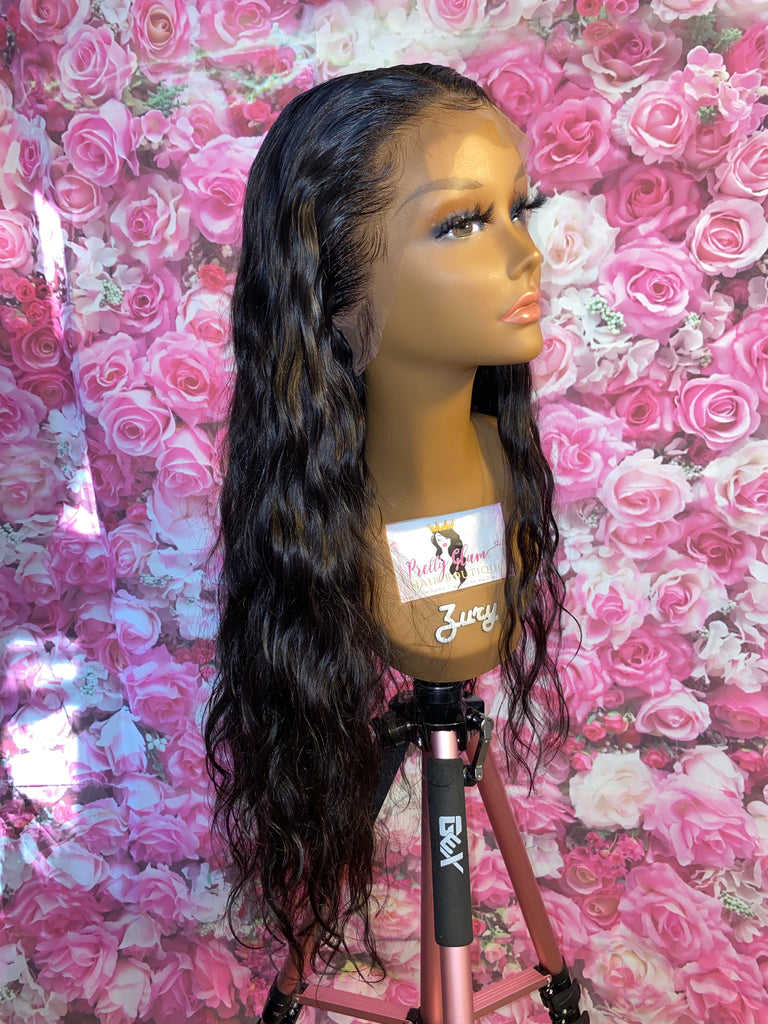Glueless 22” Loose Wave Human Hair HD Lace Front Unit