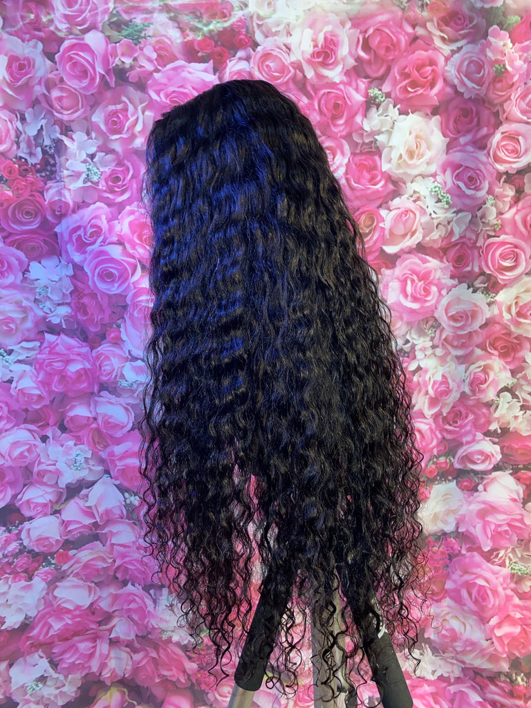 Glueless 24” Pineapple Wave Human Hair Lace Front Unit - Main Line