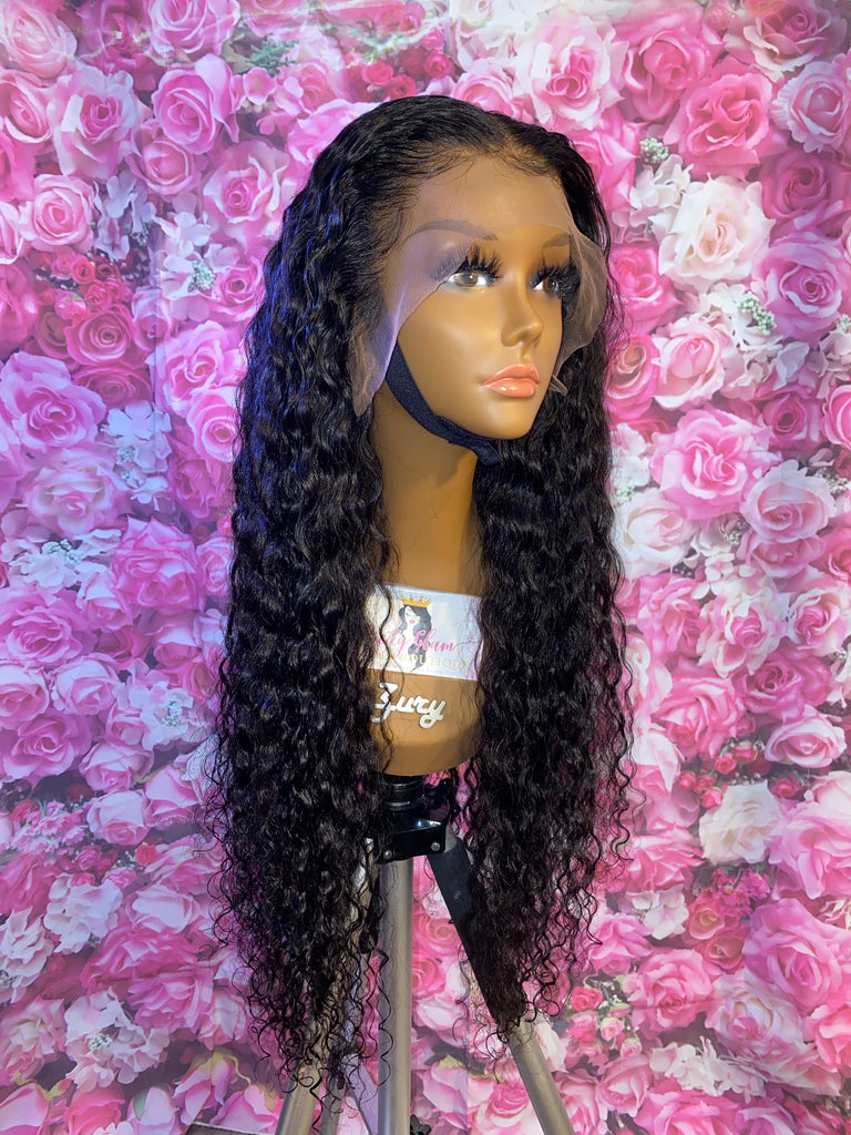 Glueless 24” Pineapple Wave Human Hair Lace Front Unit - Main Line