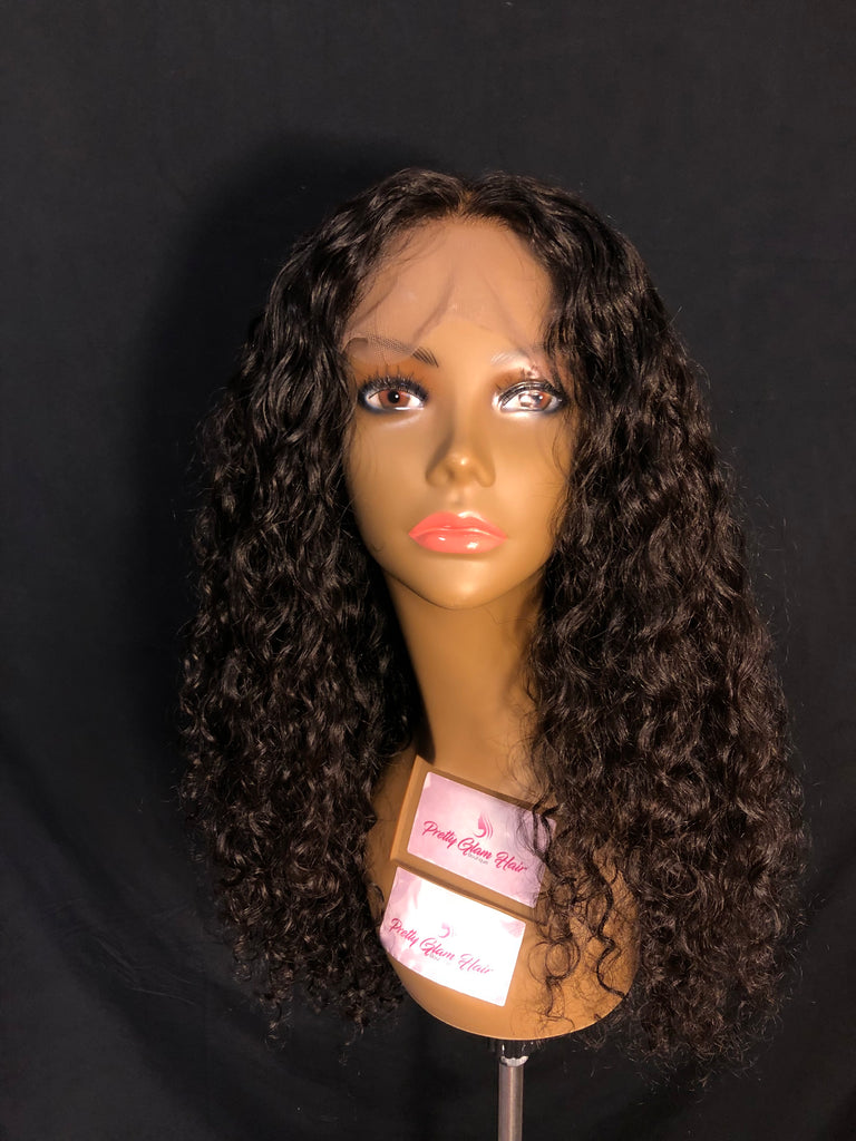 22” Malaysian Princess Curly Human Hair Full Lace Wig -  Main Line