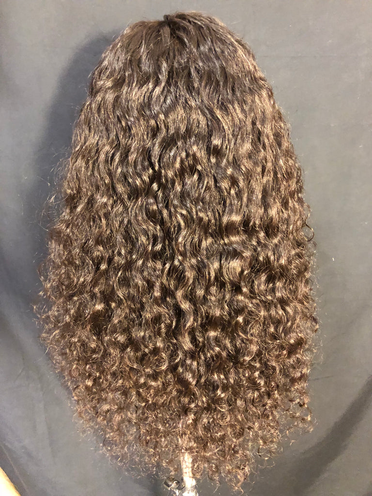 22” Malaysian Princess Curly Human Hair Full Lace Wig -  Main Line