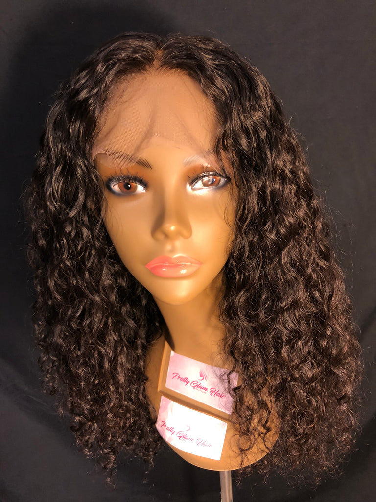 22” Malaysian Princess Curly Human Hair Full Lace Wig -  Main Line