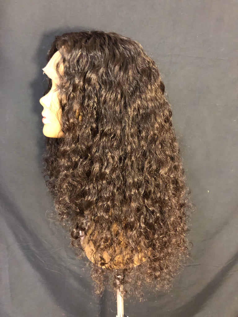 22” Malaysian Princess Curly Human Hair Full Lace Wig -  Main Line