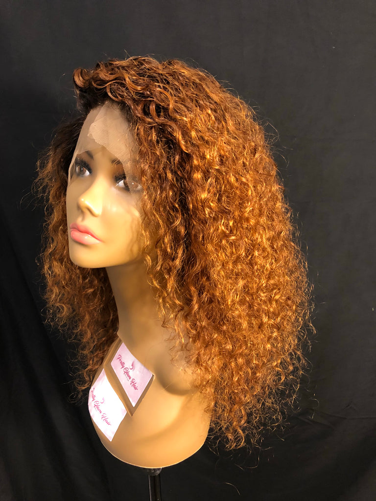 18” Deep Wave Lace Front Wig w/ Custom Color